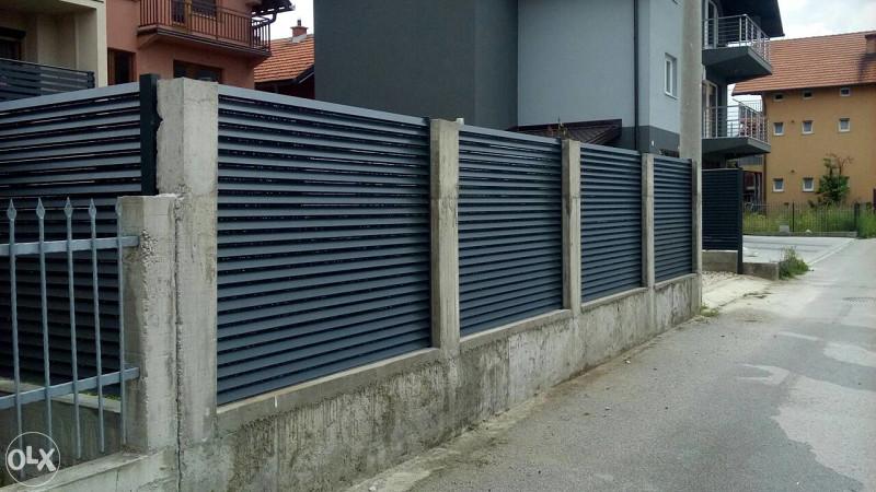 Aluminijske dvorišne ograde grilje